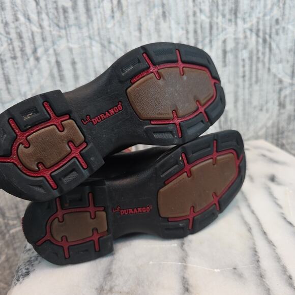 Lil' Rebel by Durango Kids'8" Texas Flag Western Boot BT246 Sz 12M - Picture 7 of 8